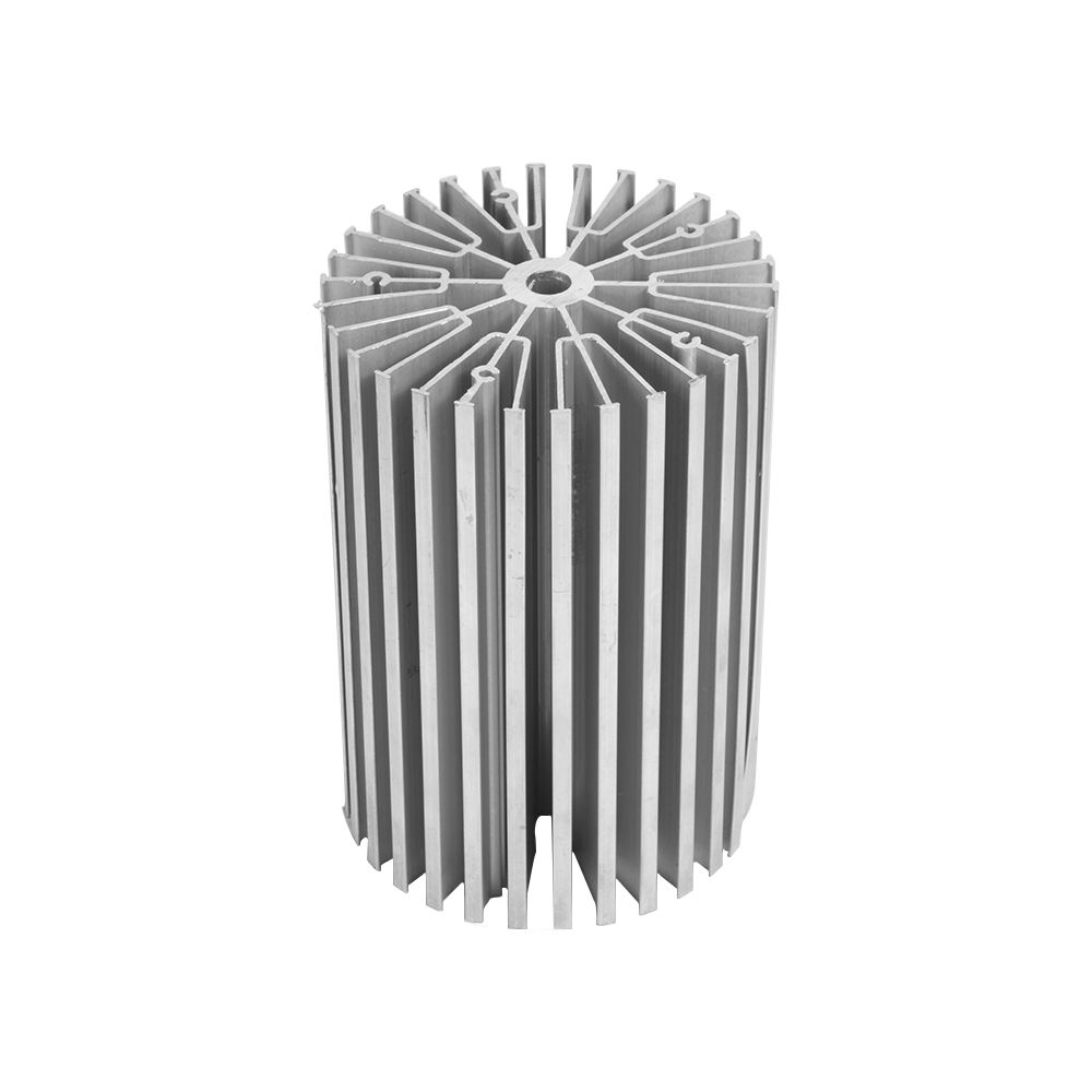 JX Custom Industrial Aluminum Alloy Profiles High Quality 6000 Series CNC Anodized Powder Coated Heat Sink Powder Coated Cut p42