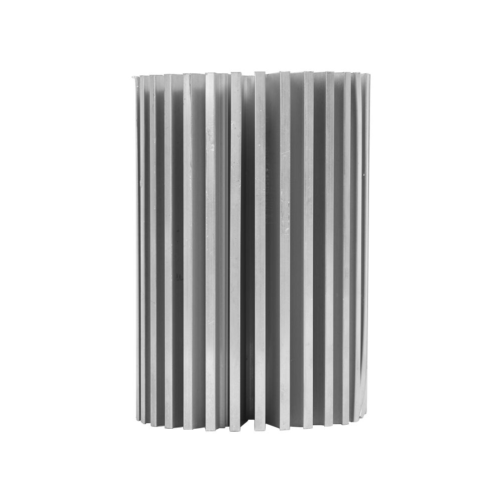 JX Custom Industrial Aluminum Alloy Profiles High Quality 6000 Series CNC Anodized Powder Coated Heat Sink Powder Coated Cut p44